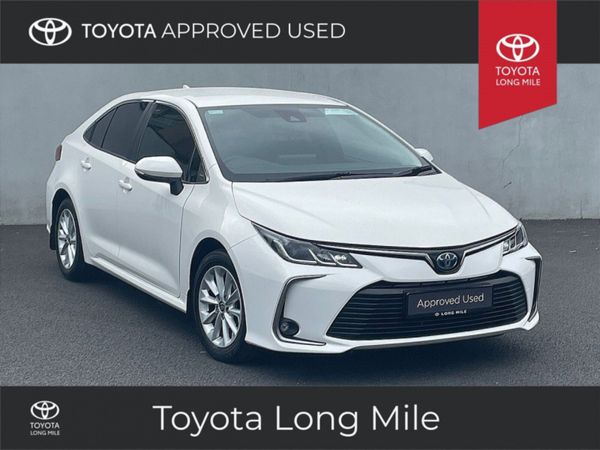 Toyota Corolla Saloon, Petrol Hybrid, 2022, White