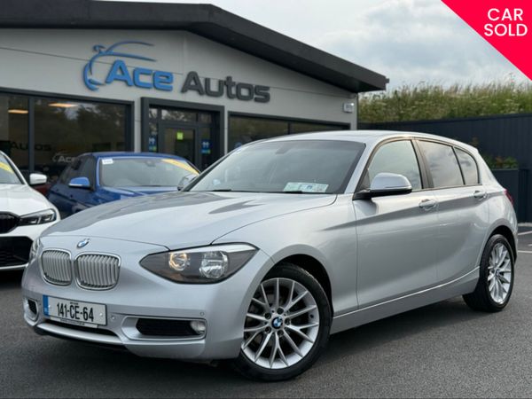 BMW 1-Series Hatchback, Diesel, 2014, Silver