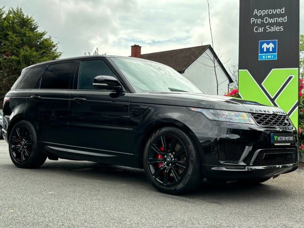 Land Rover Range Rover Sport SUV, Petrol Plug-in Hybrid, 2021, Black