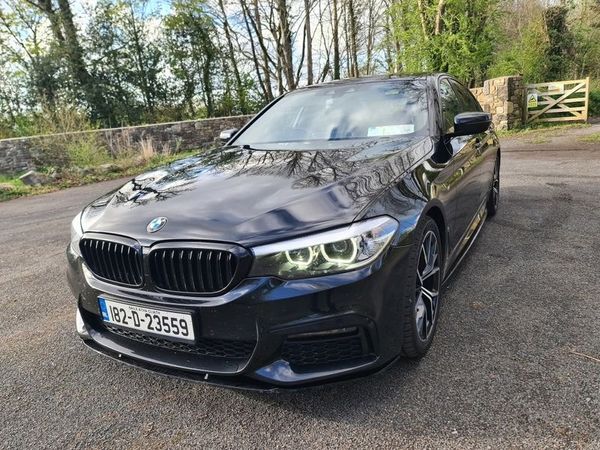 BMW 5-Series Saloon, Diesel, 2018, Black