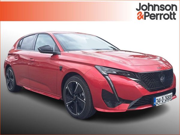 Peugeot 308 Hatchback, Electric, 2024, Red