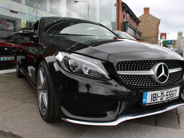 Mercedes-Benz C-Class Coupe, Diesel, 2018, Black