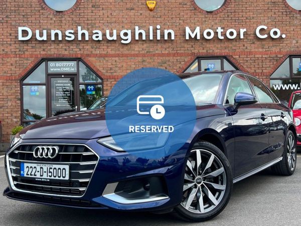 Audi A4 Saloon, Petrol, 2022, Blue
