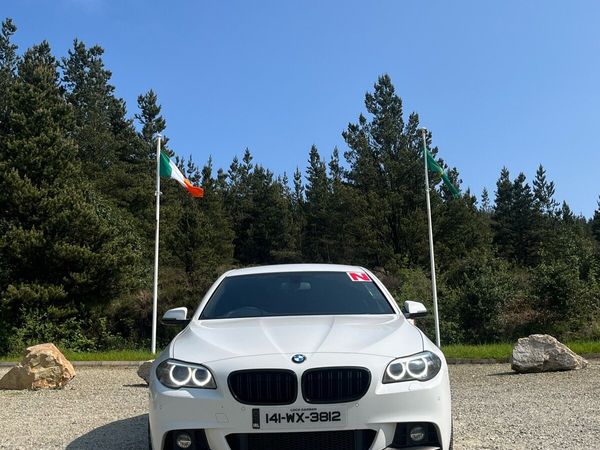 BMW 5-Series Saloon, Diesel, 2014, White
