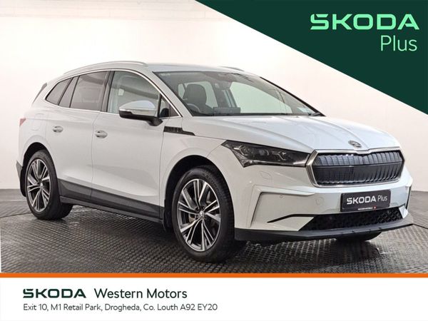 Skoda Enyaq SUV, Electric, 2025, White