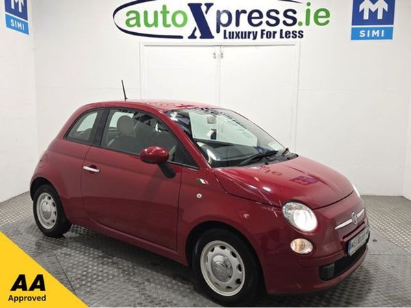 Fiat 500 Hatchback, Petrol, 2016, Red