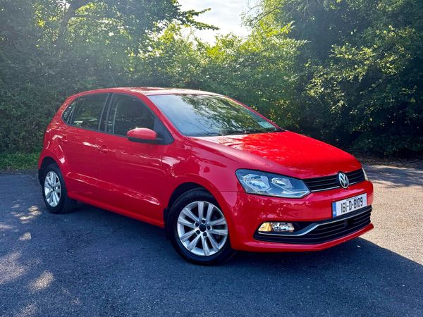 Volkswagen Polo Hatchback, Diesel, 2016, Red