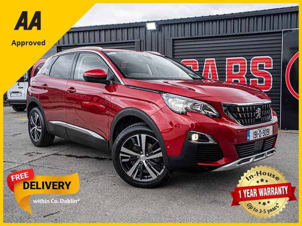 Peugeot 3008 MPV, Petrol, 2019, Red