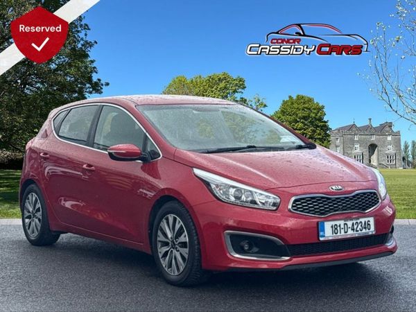 Kia Ceed Hatchback, Diesel, 2018, Red