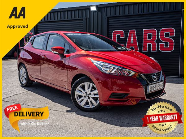Nissan Micra Hatchback, Petrol, 2020, Red