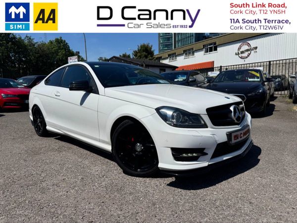 Mercedes-Benz C-Class Coupe, Petrol, 2015, White