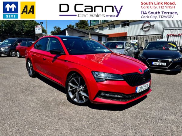 Skoda Superb Saloon, Diesel, 2021, Red