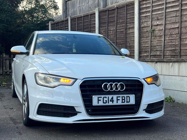 Audi A6 Saloon, Diesel, 2014, White