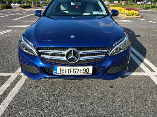 Mercedes-Benz C-Class Saloon, Petrol Plug-in Hybrid, 2016, Blue