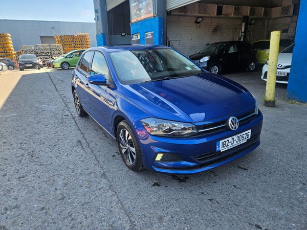 Volkswagen Polo Hatchback, Petrol, 2018, Blue