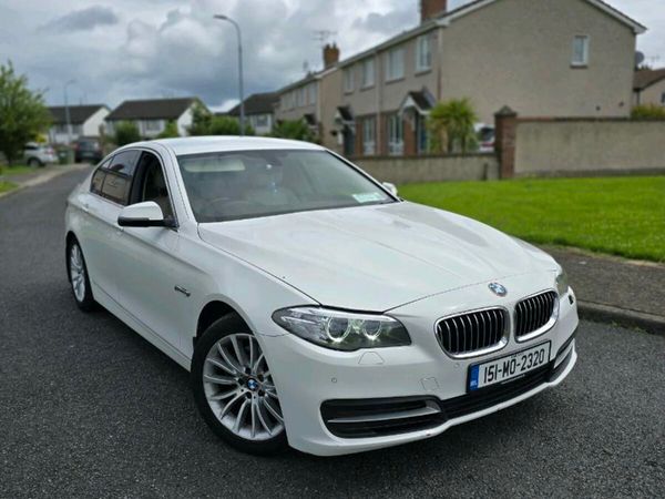BMW 5-Series Saloon, Diesel, 2015, White