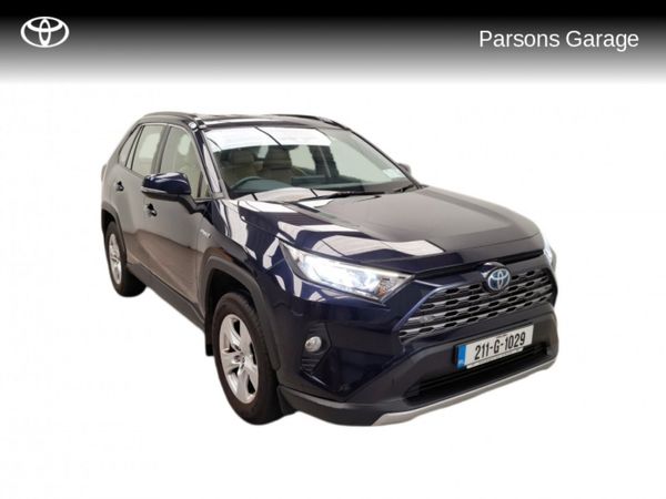 Toyota RAV4 SUV, Petrol Hybrid, 2021, Blue
