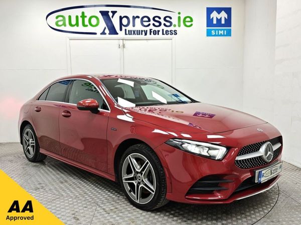 Mercedes-Benz A-Class Saloon, Hybrid, 2020, Red