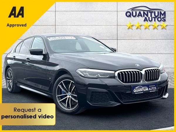 BMW 5-Series Saloon, Petrol Plug-in Hybrid, 2021, Black