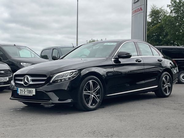 Mercedes-Benz C-Class Saloon, Petrol Hybrid, 2021, Black