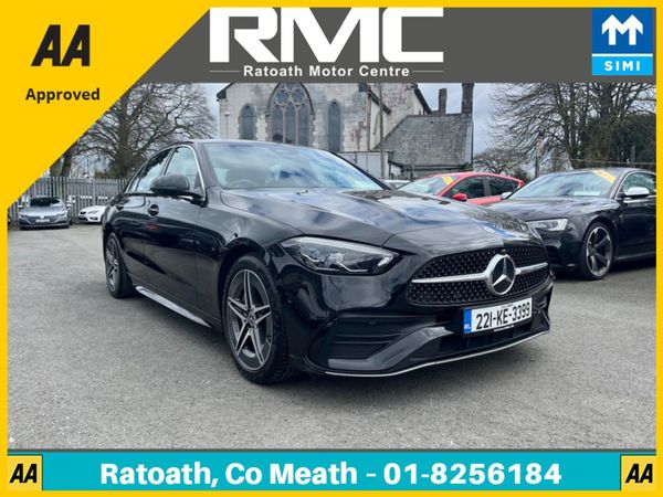 Mercedes-Benz C-Class Saloon, Petrol Hybrid, 2022, Black