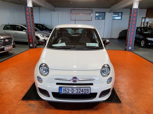 Fiat 500 Hatchback, Petrol, 2015, White