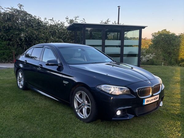 BMW 5-Series Saloon, Diesel, 2015, Blue