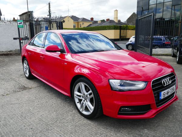 Audi A4 Saloon, Diesel, 2015, Red