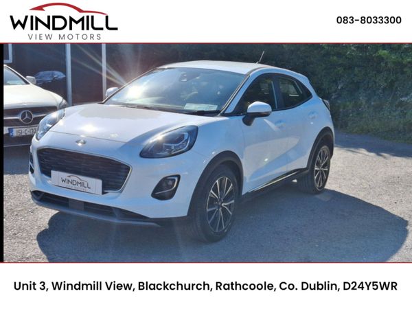 Ford Puma MPV, Petrol Hybrid, 2023, White