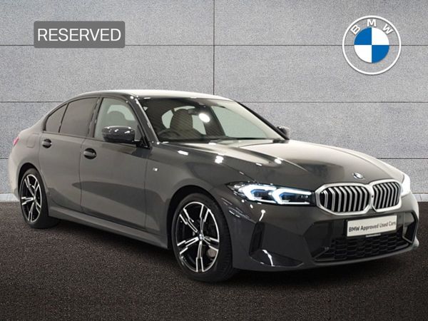 BMW 3-Series Saloon, Diesel Hybrid, 2024, Grey