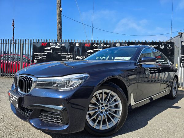 BMW 7-Series Saloon, Petrol Plug-in Hybrid, 2016, Blue