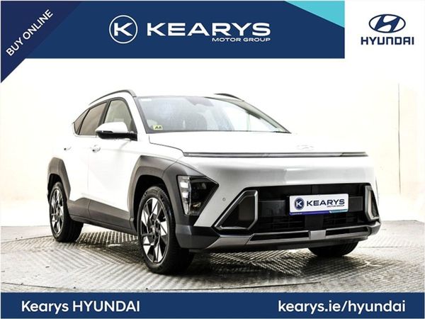 Hyundai KONA Crossover, Petrol Hybrid, 2023, White
