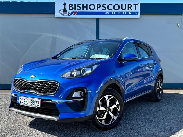 Kia Sportage SUV, Diesel Hybrid, 2020, Blue