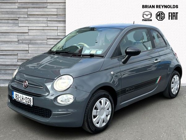 Fiat 500 Hatchback, Petrol, 2018, Grey