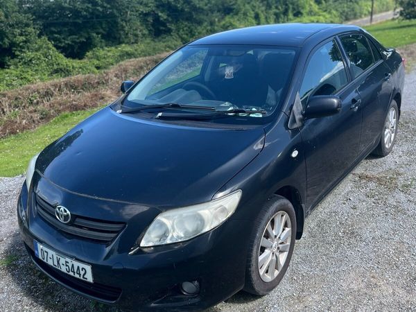 Toyota Corolla Saloon, Petrol, 2007, Black