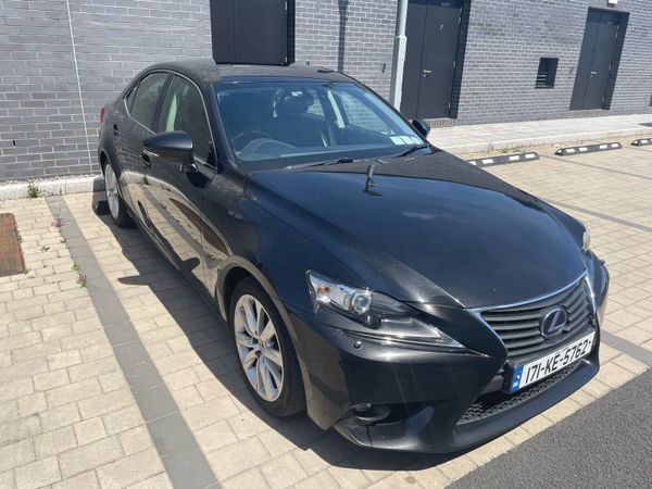 Lexus IS Saloon, Petrol Hybrid, 2017, Black