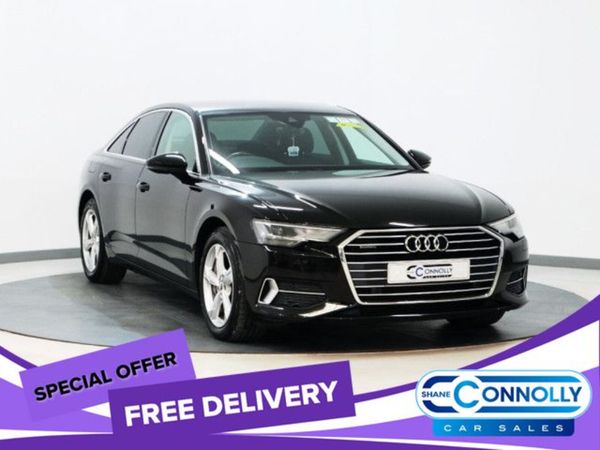 Audi A6 Saloon, Petrol Hybrid, 2021, Black
