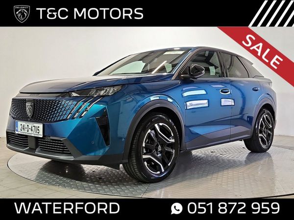 Peugeot 3008 SUV, Electric, 2024, Blue
