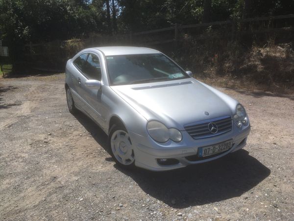Mercedes-Benz C-Class Coupe, Petrol, 2007, Silver