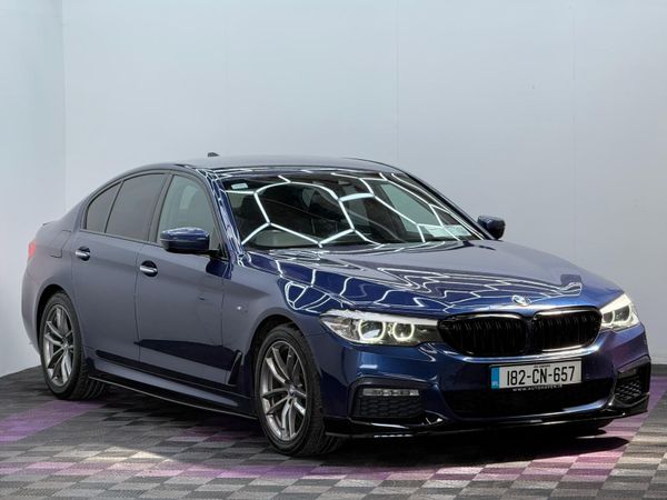 BMW 5-Series Saloon, Diesel, 2018, Blue