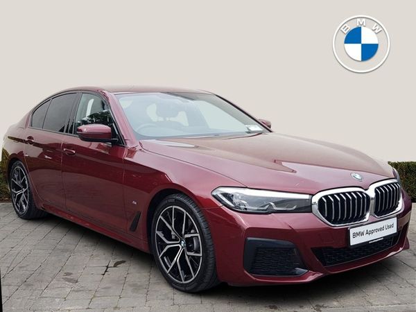 BMW 5-Series Saloon, Diesel, 2022, Red