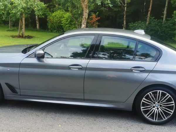 BMW 5-Series Saloon, Diesel, 2018, Blue