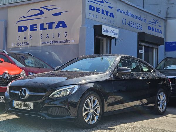 Mercedes-Benz C-Class Coupe, Petrol, 2016, Black