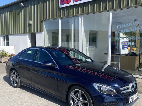 Mercedes-Benz C-Class Saloon, Petrol, 2018, Blue