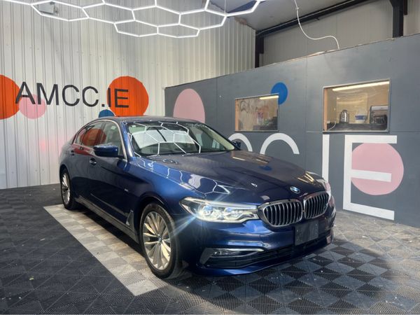 BMW 5-Series Saloon, Diesel, 2017, Blue