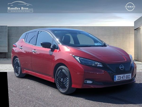 Nissan Leaf Hatchback, Electric, 2023, Red