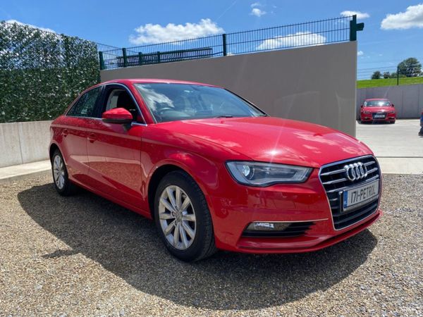 Audi A3 Saloon, Petrol, 2017, Red