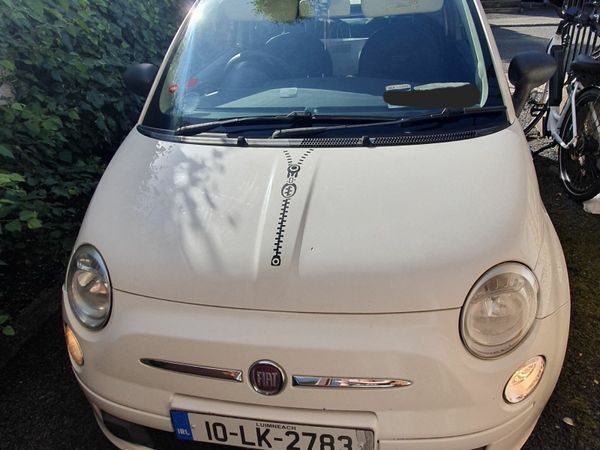 Fiat 500 Convertible, Petrol, 2010, White