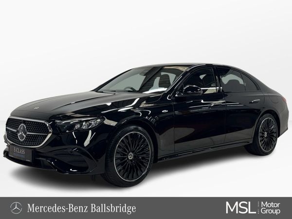 Mercedes-Benz E-Class Saloon, Petrol Plug-in Hybrid, 2025, Black