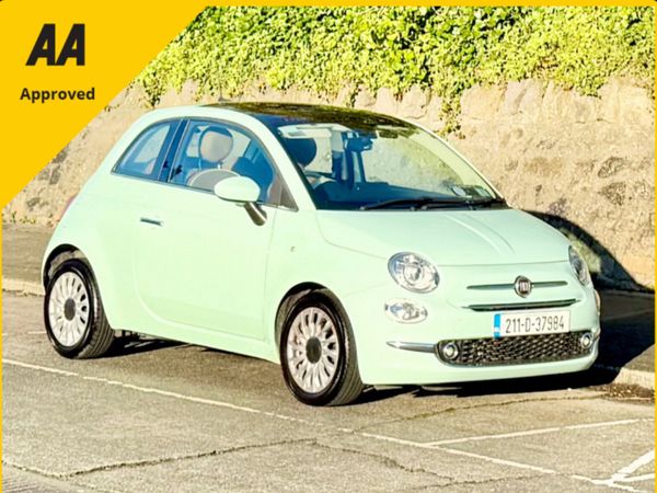 Fiat 500 Hatchback, Petrol, 2021, Green